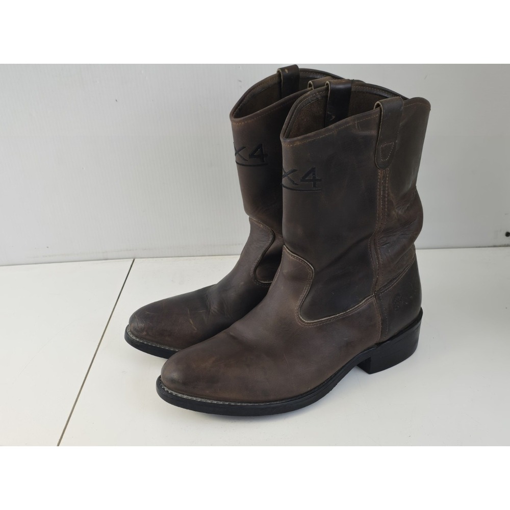 Double H Men's 4X4 Brown Harness Motorcycle Boots Size 12 3E